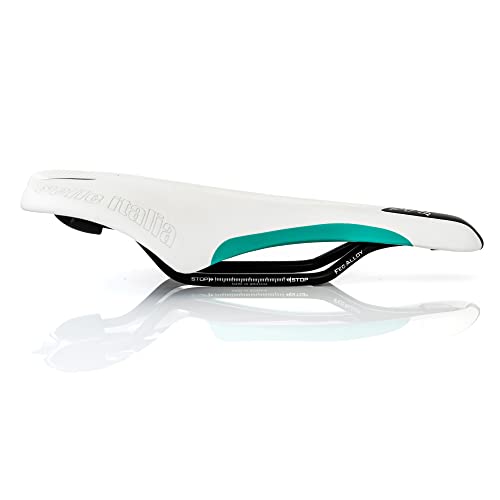 Selle Italia X1 Lady Flow FEC Alloy Sillín, Unisex, Blanco, Negro y Azul