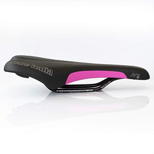 Selle Italia X1 Lady X-Cross FEC Sillín de aleación, Negro/Rosa