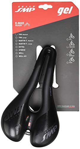 SELLE SMP Trk Gel Sillín , Negro, Medium