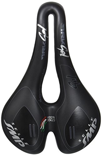 Selle SMP TRK Gel -Sillín para trekking, Negro, Talla L