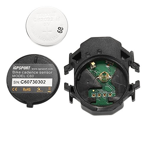 Sensor de cadencia iGPSPORT C61 Módulo dual Bluetooth y ANT + Compatible con Ciclocomputadores GPS Garmin, Bryton, Sigma