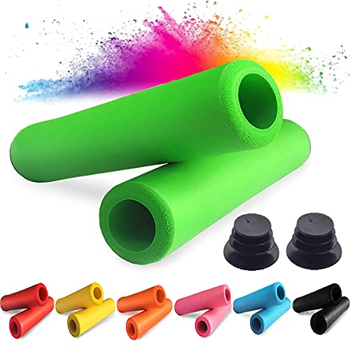 Senteen Puños Bicicleta, 7 Pares Puños Manillar Antideslizantes Manillar Apretones Suave Handlebar Grips Multifunción Impermeable Accesorios De Bicicleta, para Bicicleta De Carretera y Plegable