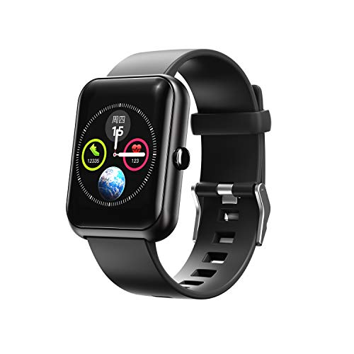 Septoui Smartwatch, 1.3' Pantalla Táctil Reloj Inteligente IP68 para Hombre Mujer Niños, Pulsera de Actividad Deportivo con Pulsómetro, Presión Arterial, Monitor de Sueño Podómetro para Android iOS