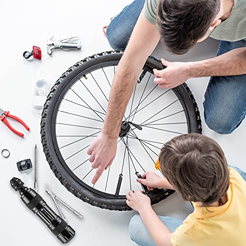 Set de reparación para Ruedas,Kit de Herramientas Tubeless, Kit de Herramientas de Reparación de Neumáticos Tubeless para Bicicleta Carretera montaña, para Neumáticos de Bicicleta de Carretera MTB