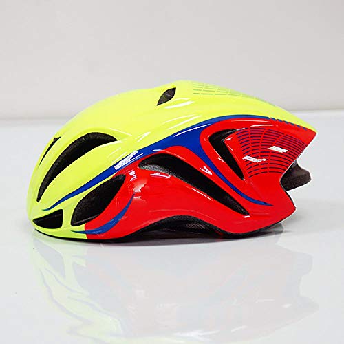 SFBBBO Casco Bicicleta Casco de Ciclismo Contrarreloj Cascos de Bicicleta de Carretera Protector de Carrera MTB Cascos de Bicicleta Bicicleta color9