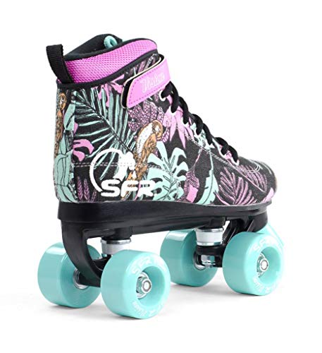 SFR Vision Ii Patines, Unisex Niños, Rosa (Floral), 34 EU