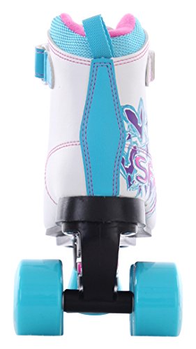 SFR Vision II Patines, Unisex niños, White/Blue, 32