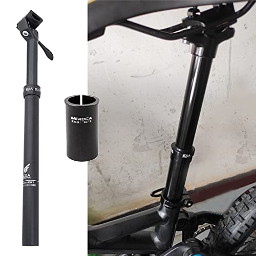 Sharplace Tija de sillín de Bicicleta de montaña MTB - Tija de sillín de Bicicleta Ajustable en Altura para Accesorios de Ciclismo de Carretera de montaña - 27,2 mm a 33,9 mm