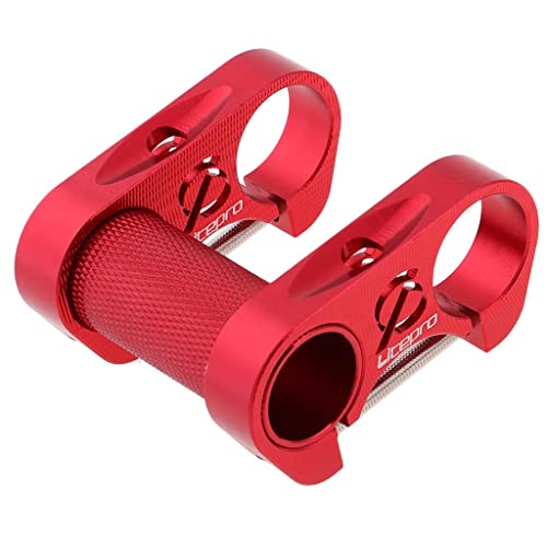 sharprepublic Vástago de 25,4 Vástago de Bicicleta de Montaña de 90 Mm Vástago de Manillar Corto para La Mayoría de Bicicletas, Bicicletas de Carretera, MTB, BMX, E - Rojo