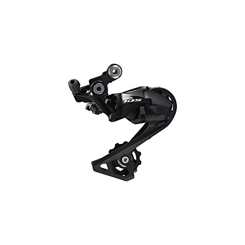 SHIMANO 105 Shadow RD-R7000 - Desviador trasero (11 velocidades, tamaño mediano), color negro