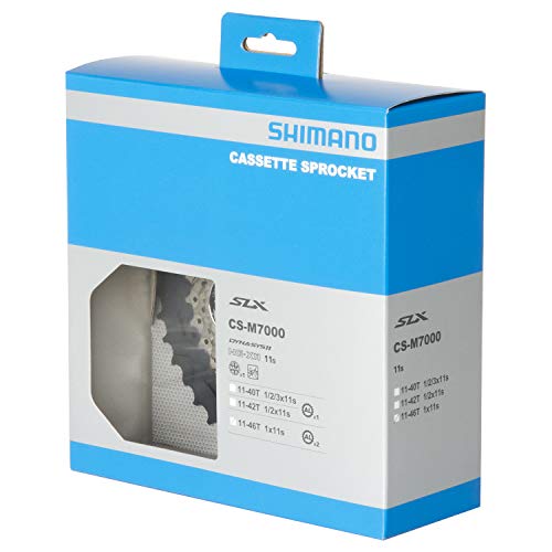 Shimano 11V.11/40 SLX Cassette, Adultos Unisex, Negro, Talla Única