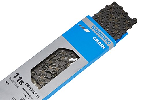 SHIMANO 11V.116ES.HG601 Road/MTB Cadenas, Unisex Adulto, Negro, Talla Única