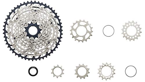 SHIMANO 12V.10/51 SLX Cassette Ciclismo, Adultos Unisex, Multicolor(Multicolor), 10/51