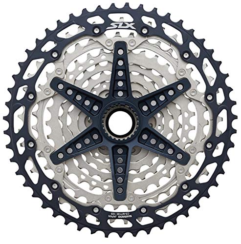 SHIMANO 12V.10/51 SLX Cassette Ciclismo, Adultos Unisex, Multicolor(Multicolor), 10/51