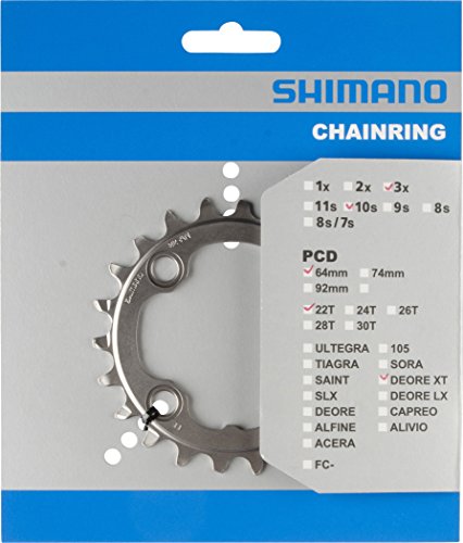 Shimano 1NV22000 - Plato 22D M782 Xt Triple.10V.