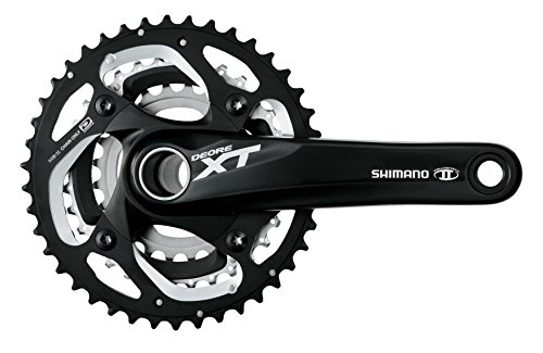 SHIMANO 2x10 Biela con Movimiento Central, Unisex Adulto, Negro, 38/24D