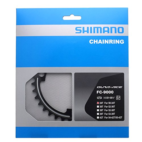 SHIMANO 34D 9000 D.Ace (50/34-MA) Plato, Talla Única