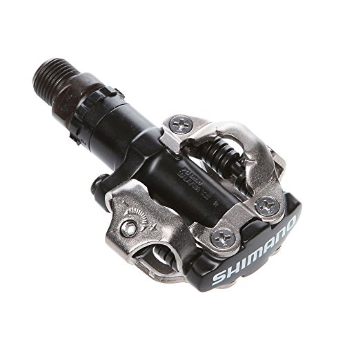 SHIMANO 3E4-4AC - Pedales SPD para Bicicleta, 380 g, Color Negro y Plateado