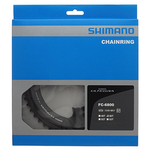 SHIMANO 50D 6800 Ultegra (50/34) Plato, Gris, Talla Única