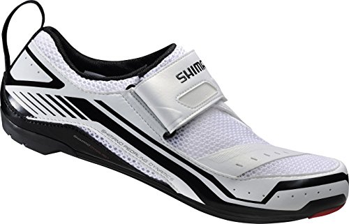 Shimano Bicicleta Botas Triathlon SH de tr32 gr. 37 de SPD SL klettverschl, Unisex de Carreras – Ciclismo Guantes para Adultos, Color Blanco (White), 37 EU