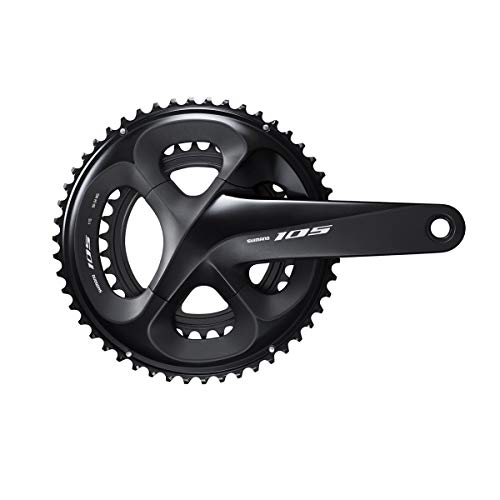 SHIMANO BIELAS 105 R7000 11V Ciclismo, Adultos Unisex, Negro(Negro), 175mm 52/36