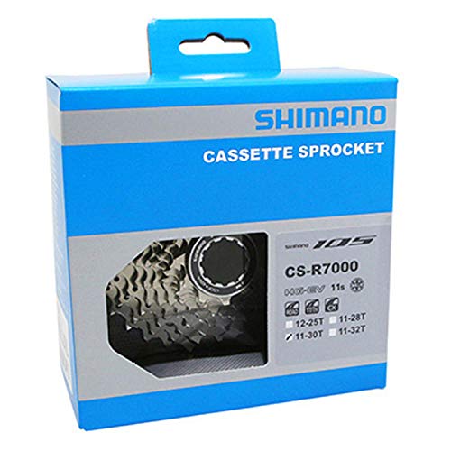 SHIMANO Cassette CSR7000, Unisex Adulto, Gris, 11-30 Dientes