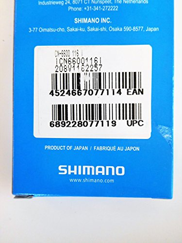 SHIMANO CN-6600 - Bicycle Transmission Parts (Gris, Cadena)