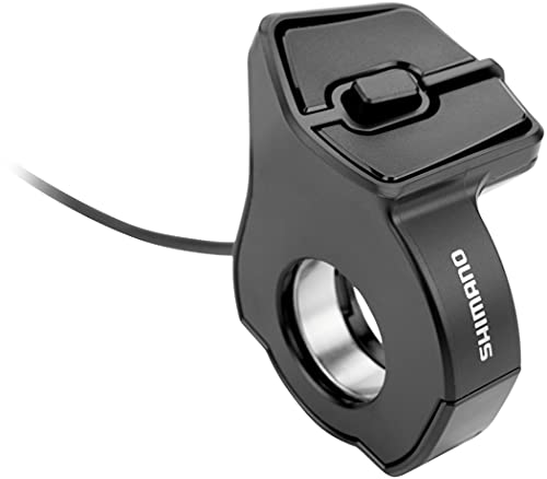 SHIMANO COMPONENTES Mando Steps E6010 Izquierdo, Adultos Unisex, Negro (Negro), Talla Única