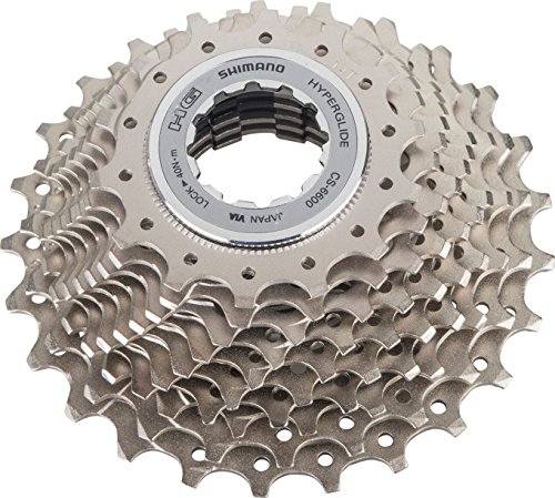 SHIMANO CS-6600 Ultegra Cassette 10 velocidades, Adultos Unisex, Multicolor, Talla Única