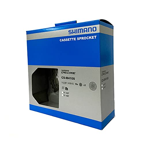 SHIMANO CS-M4100 Cassette, Unisex Adulto, Plata, Talla única