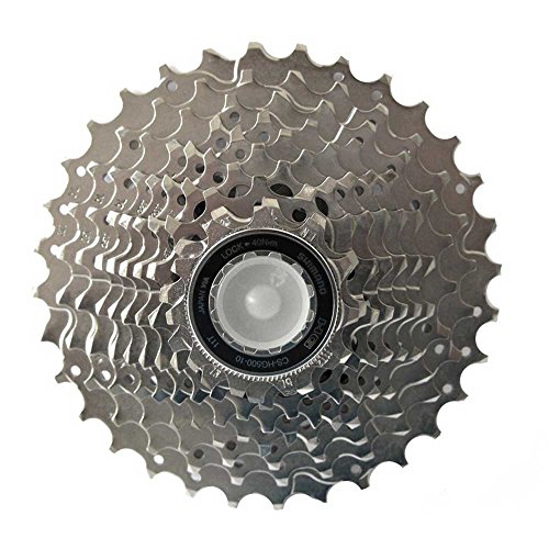 Shimano CSHG500-10 - Cassette de piñones HG, 10 Velocidades, 11-32T, Plateado