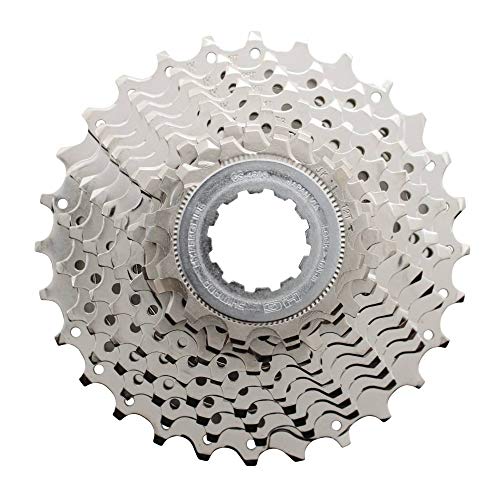 Shimano CSHG500100228 Deore - Cassette de Piñones HG, 10 velocidades, Plateado, 12-28T