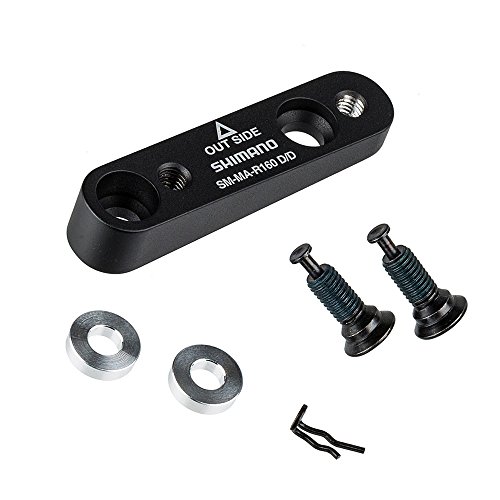 SHIMANO CTRA D/D Adaptador de Pinza Trasera, Negro, 160 mm