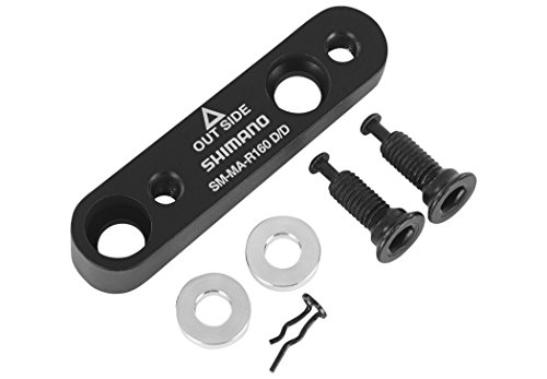 SHIMANO CTRA D/D Adaptador de Pinza Trasera, Negro, 160 mm