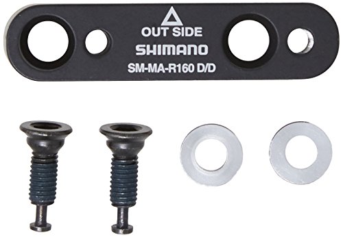 SHIMANO CTRA D/D Adaptador de Pinza Trasera, Negro, 160 mm