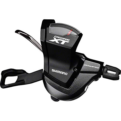 SHIMANO DCHO.XT 11V. C/Abrazadera C/DISP Mando, Negro, Talla Única