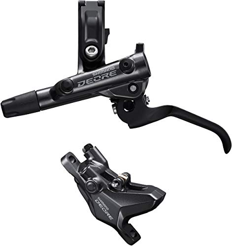 SHIMANO Deore BR-M6100/BL-M6100 Deore M6100 Maneta de freno y poste de montaje 2 pinza de olla, trasera izquierda, M6100LR