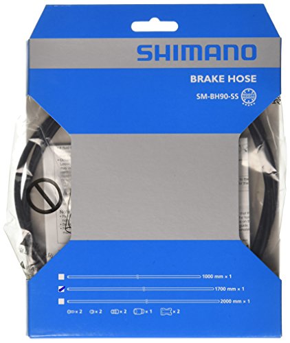 SHIMANO Deore SM-BH90 - Latiguillo de Freno para Bicicletas, Color Negro/Negro, Talla DE: Hinten