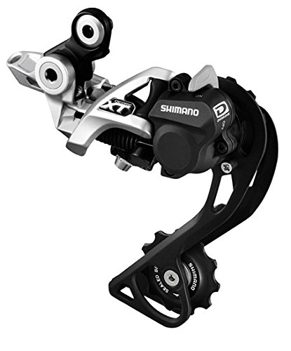 Shimano Deore XT RDM786GSS - Cambio 10 Velocidades Shadow Plus Gs Direct, color plata