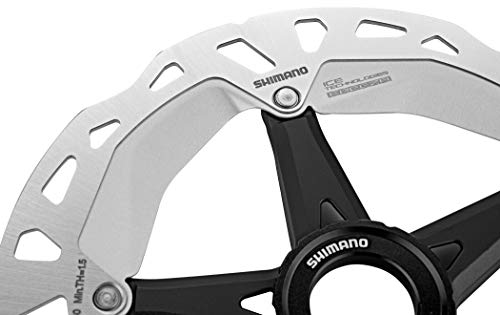 SHIMANO Disco de freno Rt-mt800 Ice Technologies Freeze, unisex, color plata/negro, 180 mm