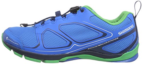 SHIMANO E-SHCT71B - Zapatillas de Ciclismo de sintético para Mujer Azul Blau (Blue) Talla:38 EU