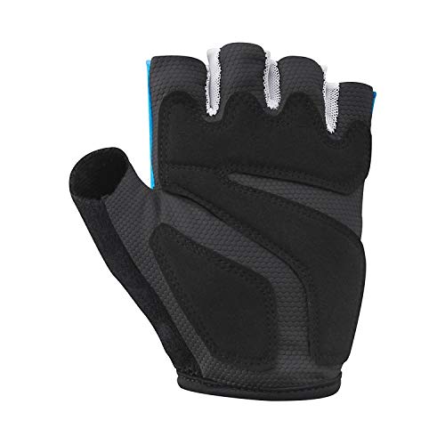 SHIMANO Guantes Cortos SH Airway Azu T-XL, Unisex Adulto, Azul