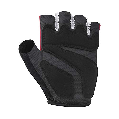 SHIMANO Guantes Cortos SH Airway Roj T-XL, Unisex Adulto