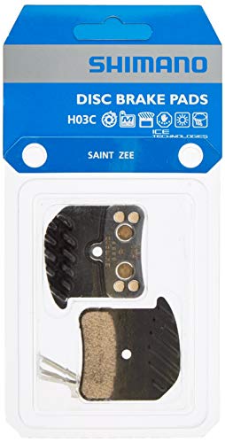 Shimano H03C - Pastillas del disco de freno BR-M820, BR-M640, metal Ice-Tec para Saint Zee