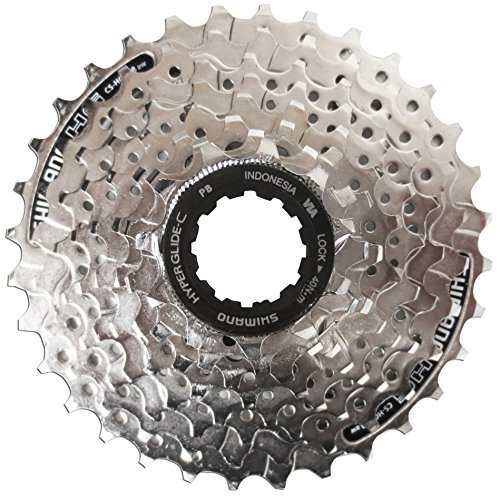 Shimano Kassette - Cassete / piñones para bicicletas (8 velocidades), color gris, talla 11-30