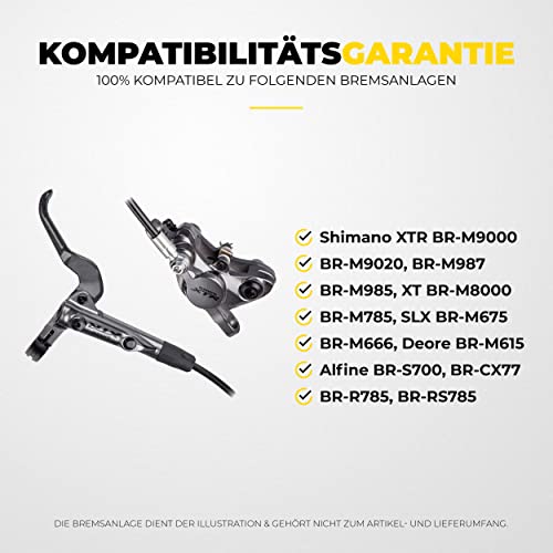 Shimano Pastillas de Freno G01S XTR BR-M9000 M987 M985 XT M8000 M785 SLX M675 M666 Deore M615 para Freno de Disco Bicicleta I Orgánico I Durable Pastillas de Freno Bicicleta