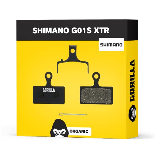 Shimano Pastillas de Freno G01S XTR BR-M9000 M987 M985 XT M8000 M785 SLX M675 M666 Deore M615 para Freno de Disco Bicicleta I Orgánico I Durable Pastillas de Freno Bicicleta