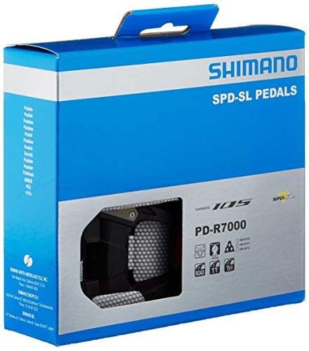 SHIMANO PD-R7000 Pedales de Carretera, Unisex Adulto, Negro, Talla única