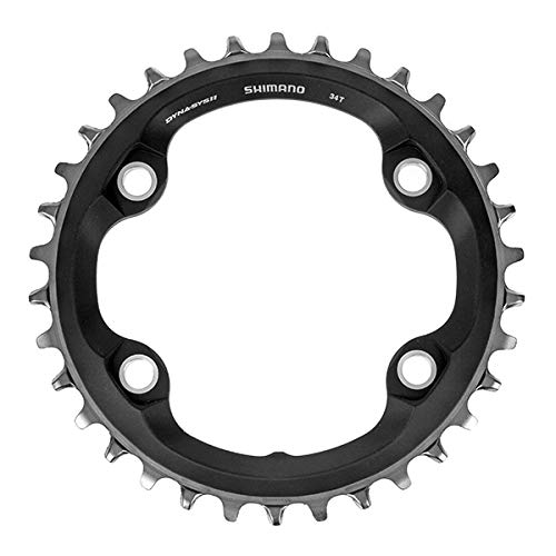 SHIMANO Plato 34D SLX para FCM7100/FCM7130 12X1 Ciclismo, Adultos Unisex, Multicolor(Multicolor)