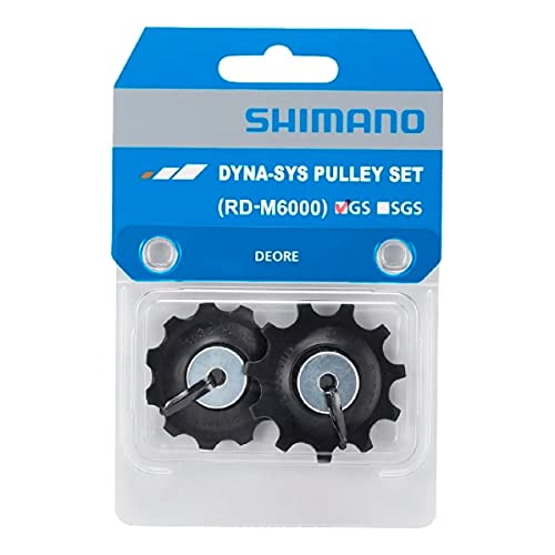 SHIMANO POLEA JGO.GUIA/Tension DEORE M6000 Ciclismo, Adultos Unisex, Multicolor(Multicolor), Talla Única